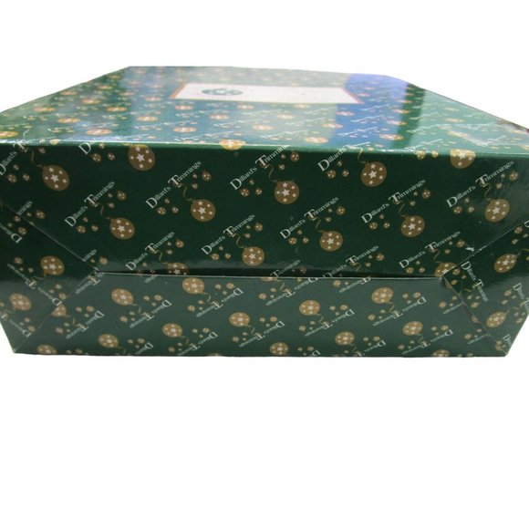 Dillards Trimmings Mercury Style Ornaments Silver Teardrop Blue Reflector NIB - Picture 10 of 16